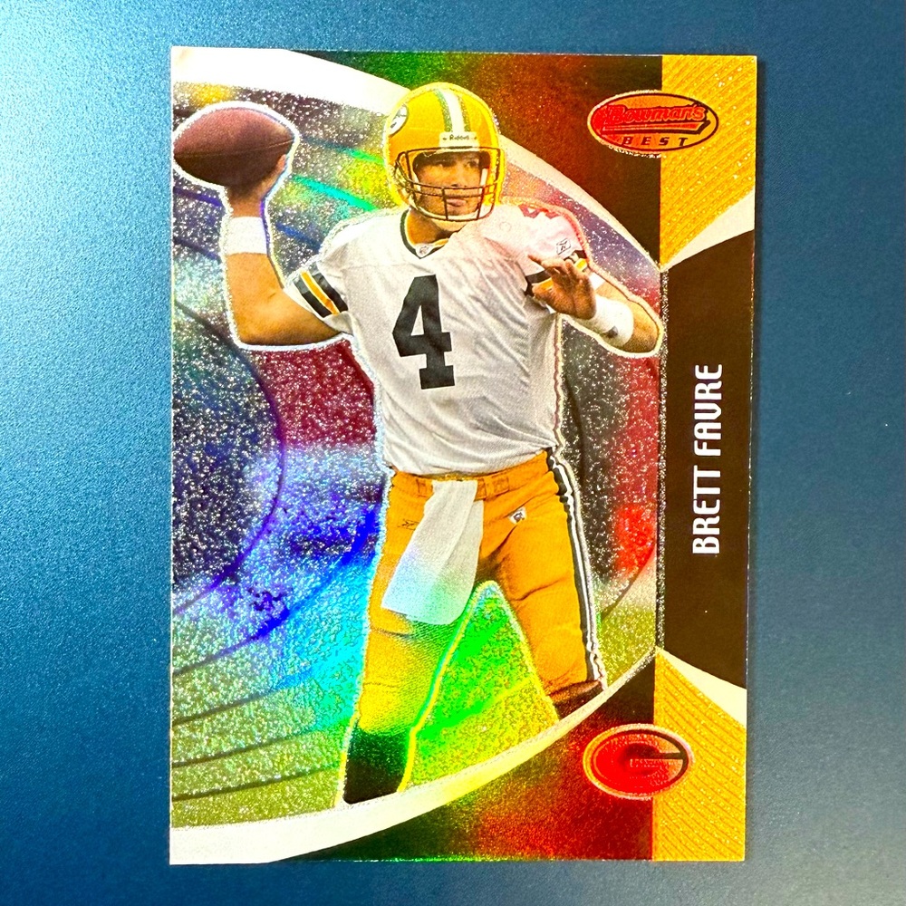Brett Favre Sparkle Refractor SP 2003 Bowmans Best NFL Green Bay Packers
